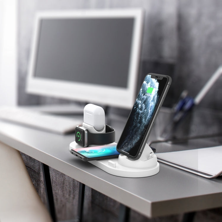 HQ-UD15 升級版 6 合 1 無線充電器，適用 iPhone、Apple Watch、AirPods 及其他 Android 手機