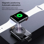 K03 通用便攜磁吸無線充電器，適用於 Apple Watch Series 6 / 5 / SE / 4 / 3 / 2 / 1