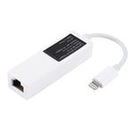 NK107A1 8 針轉 RJ45 乙太網路 LAN 網路轉接線，適用 iPhone／iPad 系列，總長度：16公分