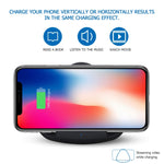 QK11 10W ABS + PC 快速充電 Qi 無線充電板，QK11 藍色，QK11 黑色，QK11 金色