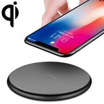 TOVYS-KC-N5 9V 1A 輸出磨砂圓線 Qi 標準快速充電無線充電器，線長：1m，磨砂，磨砂白