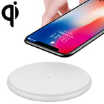 TOVYS-KC-N5 9V 1A 輸出磨砂圓線 Qi 標準快速充電無線充電器，線長：1m，磨砂，磨砂白