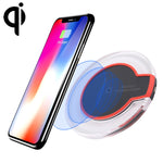 FANTASY 5V 1A 輸出 Qi 標準超薄無線充電器，帶充電指示燈，支援 QI 標準手機，FANTASY 5V 1A，FANTASY 白色