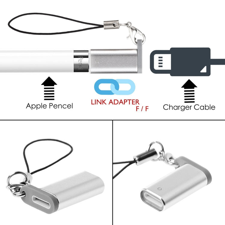 鋁合金外殼 Apple Pencil 充電轉接器，適用於 iPad Pro
