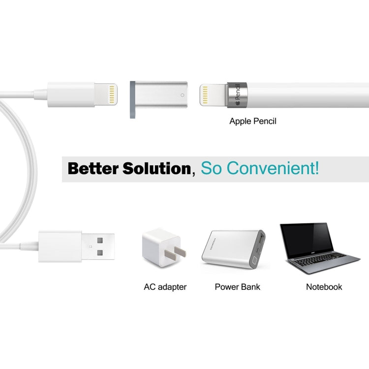 鋁合金外殼 Apple Pencil 充電轉接器，適用於 iPad Pro