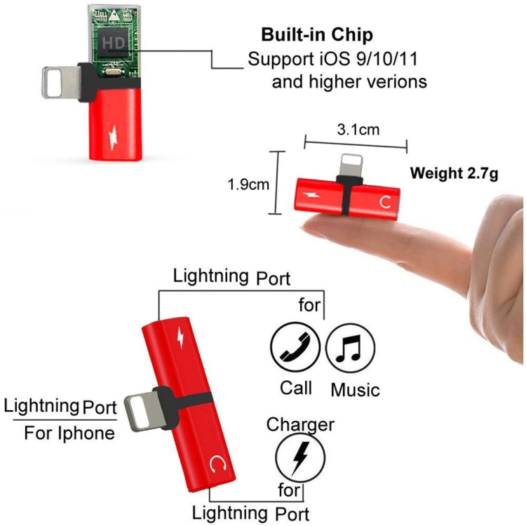 2合1 8針5V 1A聽音通話音頻轉換耳機轉接器