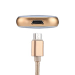 RQW-18S 8 針 64GB 多功能隨身碟附 USB / Micro USB 轉 Micro USB 線，RQW-18S 金色