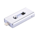 RQW-02 3 合 1 USB 2.0、8 針及 Micro USB 16GB 隨身碟，RQW-02 銀色、RQW-02 黑色、RQW-02 金色、RQW-02 藍色、RQW-02 紅色