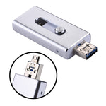 RQW-02 3 合 1 USB 2.0、8 針及 Micro USB 16GB 隨身碟，RQW-02 銀色、RQW-02 黑色、RQW-02 金色、RQW-02 藍色、RQW-02 紅色
