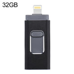 easyflash RQW-01B 3 合 1 USB 2.0 & 8 Pin & Micro USB 32GB 隨身碟，RQW-01B 黑色