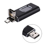 easyflash RQW-01B 3 合 1 USB 2.0 & 8 Pin & Micro USB 16GB 隨身碟，RQW-01B 黑色、RQW-01B 金色、RQW-01B 玫瑰金、RQW-01B 銀色