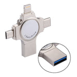 RQW-11S 4 合 1 USB 2.0 & 8 Pin & Micro USB & USB-C / Type-C 64GB 隨身碟，RQW-11S