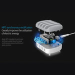 ORICO DUK-5P 40W 5 埠 USB 智能充電站附手機和平板支架，歐規插頭