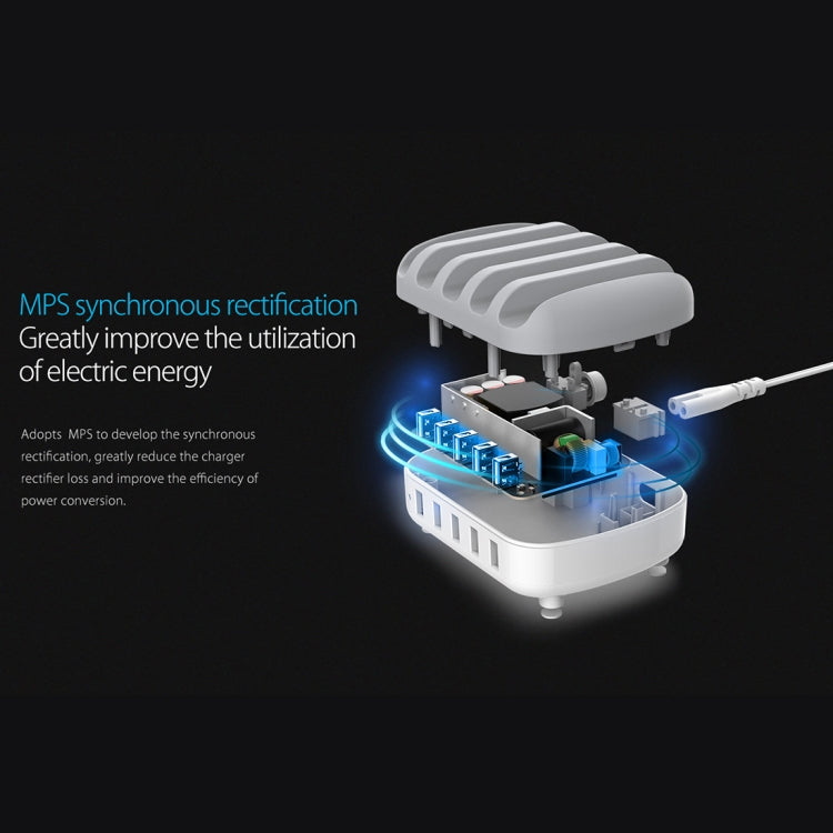 ORICO DUK-5P 40W 5 埠 USB 智能充電站附手機和平板支架，歐規插頭