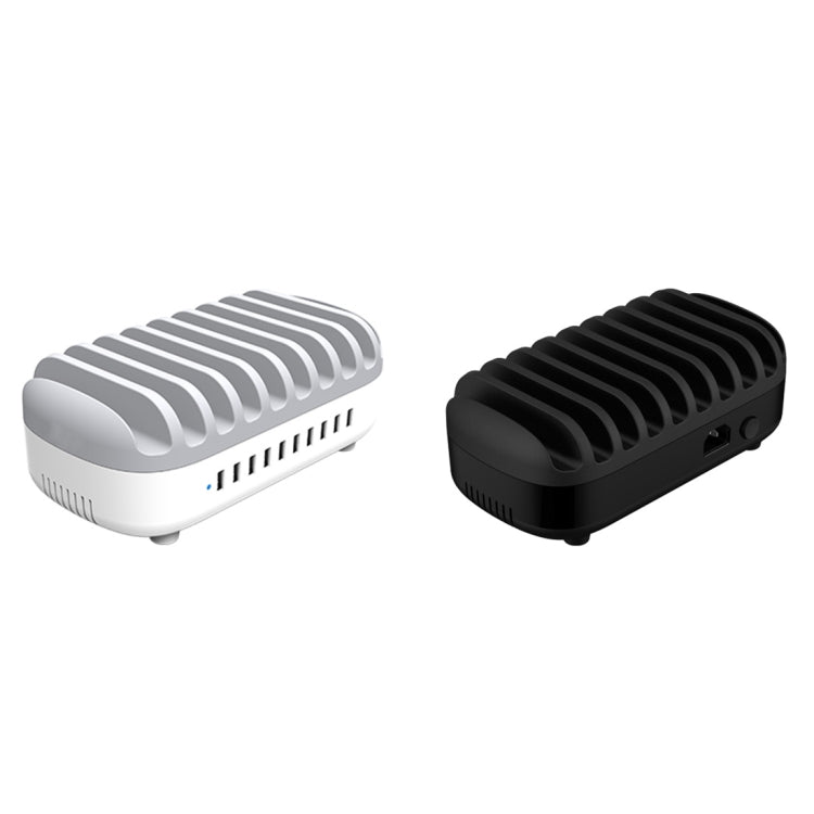 ORICO DUK-10P 120W 10 埠 USB 智能充電站附手機和平板支架，歐規插頭，歐規插頭（黑色），歐規插頭（白色），美規插頭（黑色），美規插頭（白色），英規插頭（黑色），英規插頭（白色），澳規插頭（黑色），澳規插頭（白色）