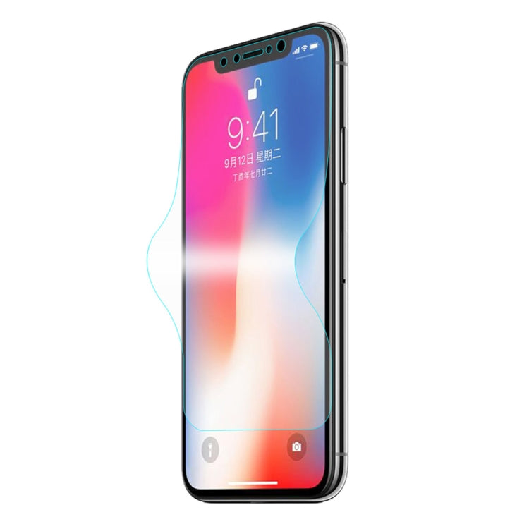 ENKAY Hat-Prince 0.1mm 3D 全螢幕防爆水凝膜，適用於 iPhone XS，TPU+TPE+PET 材質，iPhone XS