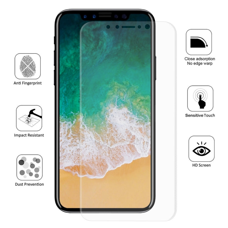 ENKAY Hat-Prince 0.1mm 3D 全螢幕防爆水凝膜，適用於 iPhone XS，TPU+TPE+PET 材質，iPhone XS