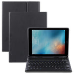 適用於iPad Pro 9.7 / 9.7吋 2017 / 9.7 2018 / Air / Air 2 IP071 可分離ABS智慧藍牙鍵盤+荔枝紋橫翻皮革平板保護套，適用於iPad Pro 9.7 / 9.7吋 2017 / 9.7 2018 / Air / Air 2、iPad Pro 9.7吋