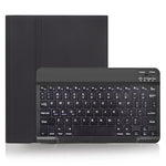 X-11B 素面紋理可拆式藍牙鍵盤平板保護套，適用於iPad Pro 11吋 2020 / 2018，帶筆槽，黑色鍵盤