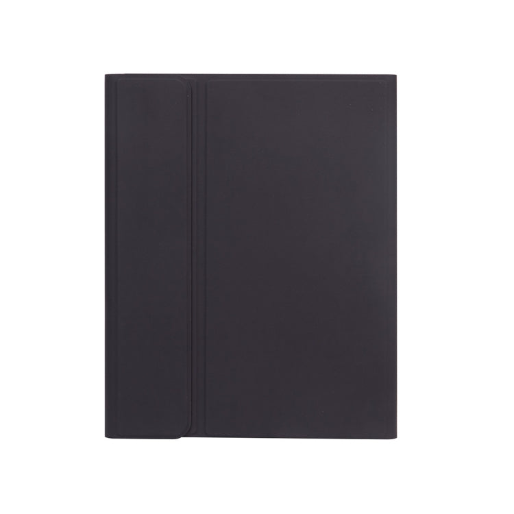 X-11B 素面紋理可拆式藍牙鍵盤平板保護套，適用於iPad Pro 11吋 2020 / 2018，帶筆槽，黑色鍵盤