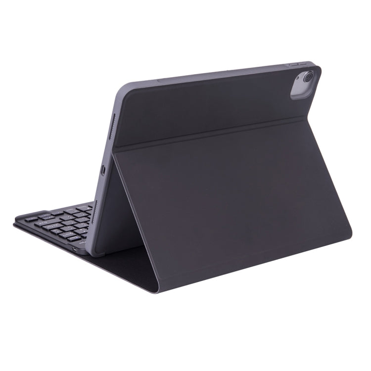 X-11B 素面紋理可拆式藍牙鍵盤平板保護套，適用於iPad Pro 11吋 2020 / 2018，帶筆槽，黑色鍵盤