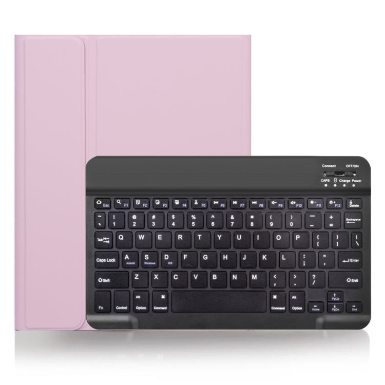 X-11B 素面紋理可拆式藍牙鍵盤平板保護套，適用於iPad Pro 11吋 2020 / 2018，帶筆槽，黑色鍵盤