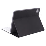 X-11BS 皮膚質感純色可拆式藍牙鍵盤平板保護套，適用於 iPad Pro 11 吋 2020 / 2018，帶筆槽及背光，白色鍵盤