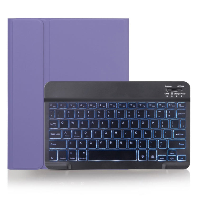 X-11BS 皮膚質感純色可拆式藍牙鍵盤平板保護套，適用於 iPad Pro 11 吋 2020 / 2018，帶筆槽及背光，黑色鍵盤
