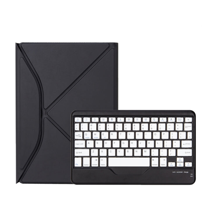 Z102B 筆槽藍牙鍵盤皮革平板保護套，適用於 iPad 10.2 2021/2020/2019
