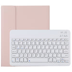TG11B 可拆卸藍牙白色鍵盤 + 超細纖維皮革平板保護套，適用 iPad Pro 11 吋（2020），附筆槽及筆架，白色鍵盤