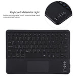 TG11BCS 可拆式藍牙黑色鍵盤超細纖維皮革平板保護套，適用於 iPad Pro 11 吋（2020），帶背光、觸控板、筆槽及筆架，黑色鍵盤