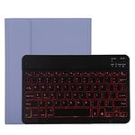 TG11BS 可拆式藍牙黑色鍵盤+超細纖維皮革平板保護套，適用於iPad Pro 11吋（2020），帶背光、筆槽及筆架，黑色鍵盤