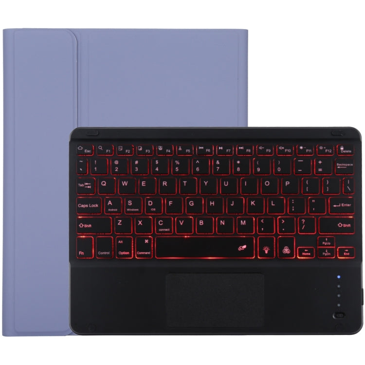TG-102BCS 可拆式藍牙黑色鍵盤+超細纖維皮革平板保護套，適用於iPad 10.2吋 / iPad Air（2019），帶觸控板、背光、筆槽及筆架，黑色鍵盤