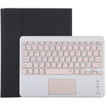TG-102BC 可拆式藍牙粉紅色鍵盤 + 10.2 吋 iPad / iPad Air (2019) 專用超細纖維皮革平板保護套，附觸控板、筆槽及筆架，粉紅色鍵盤