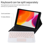 TG-102BC 可拆式藍牙粉紅色鍵盤 + 10.2 吋 iPad / iPad Air (2019) 專用超細纖維皮革平板保護套，附觸控板、筆槽及筆架，粉紅色鍵盤