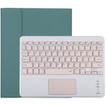 TG-102BC 可拆式藍牙粉紅色鍵盤 + 10.2 吋 iPad / iPad Air (2019) 專用超細纖維皮革平板保護套，附觸控板、筆槽及筆架，粉紅色鍵盤