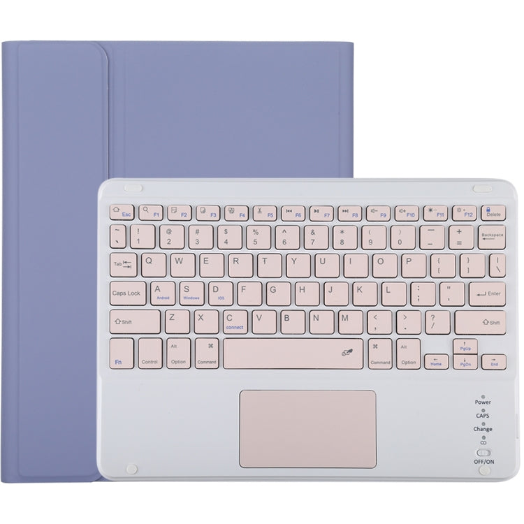 TG-102BC 可拆式藍牙粉紅色鍵盤 + 10.2 吋 iPad / iPad Air (2019) 專用超細纖維皮革平板保護套，附觸控板、筆槽及筆架，粉紅色鍵盤