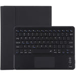 TG-102BC 可拆式藍牙黑色鍵盤 + 超細纖維皮革平板保護套，適用於 iPad 10.2 吋 / iPad Air (2019)，附觸控板、筆槽及筆架，TG-102BC