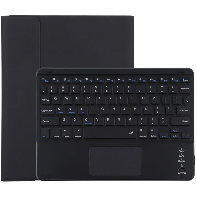 TG97BC 可拆式藍牙黑色鍵盤 + 超細纖維皮革平板保護套，適用於iPad 9.7吋，附觸控板、筆槽及筆架，TG97BC