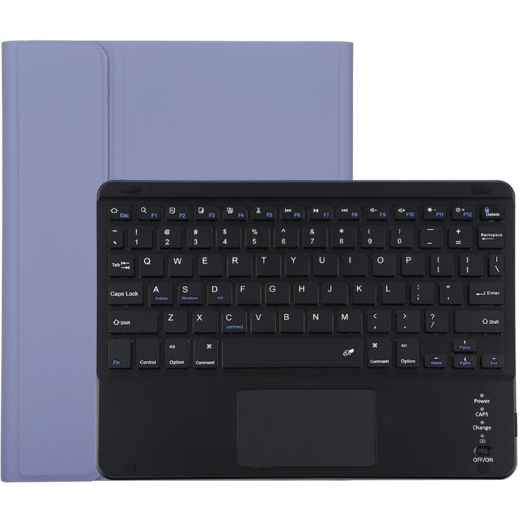 TG109BC 可拆式藍牙黑色鍵盤 + 超細纖維皮革平板保護套，適用於 iPad Air 2020，附觸控板、筆槽及筆架，TG109BC