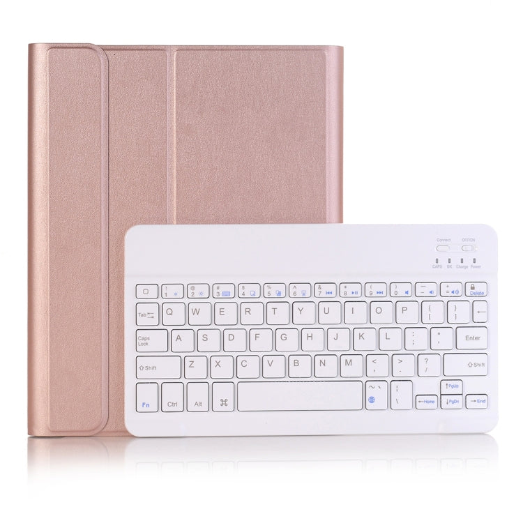 A102B 適用於 iPad 10.2 吋 2019 超薄可拆式藍牙鍵盤皮革平板保護套，具支架及筆槽功能，A102B 黑色、A102B 金色、A102B 藍色、A102B 玫瑰金