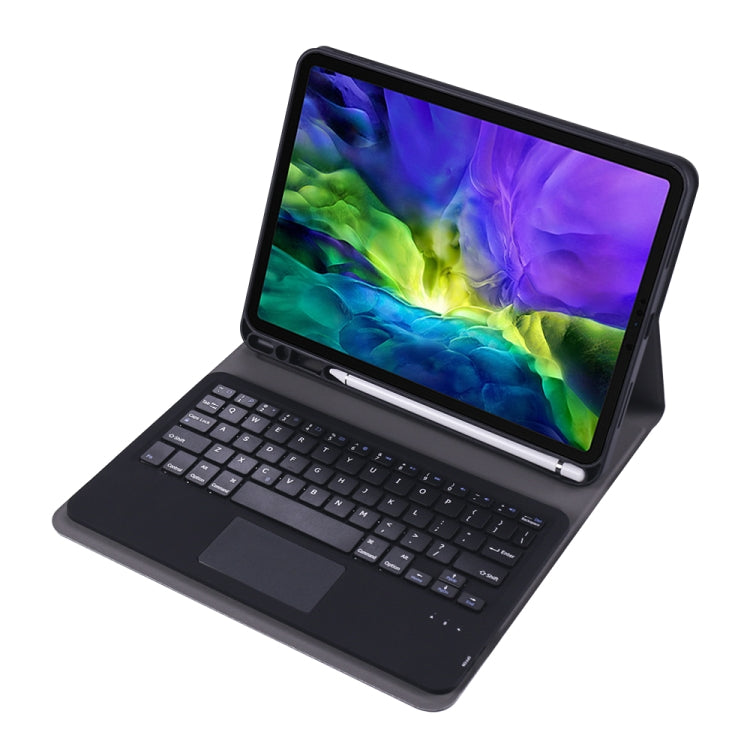 A11B-A 2020 超薄 ABS 可拆式藍牙鍵盤平板保護套，適用於 iPad Pro 11 2022 / 2021 / Air4 / Air5，帶觸控板、筆槽及筆架，適用於 iPad Pro 11 吋（2020）