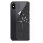For iPhone X / XS Transparent Tempered Glass Back Screen Protector, For X