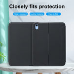 T10-AS 適用於iPad 11 2025 / iPad 第10代 10.9 2022 觸控背光分離式藍牙鍵盤皮革保護套，T10-A