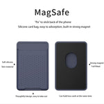 適用於iPhone 13系列 / iPhone 12系列矽膠錢包袋卡片套防消磁卡片夾Magsafing磁性貼