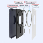 適用於iPhone 13系列 / iPhone 12系列矽膠錢包袋卡片套防消磁卡片夾Magsafing磁性貼