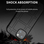 For iPhone 13 Rugged Shield Full Coverage Shockproof TPU Case, For iPhone 13