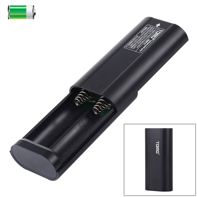 TOMO P2 USB 智能雙電池充電器，帶指示燈，適用於 18650 鋰離子電池，TOMO P2
