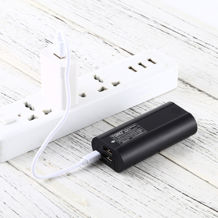 TOMO P2 USB 智能雙電池充電器，帶指示燈，適用於 18650 鋰離子電池，TOMO P2