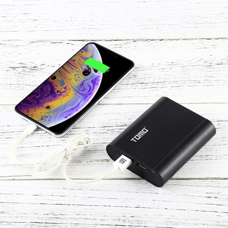 TOMO P2 USB 智能雙電池充電器，帶指示燈，適用於 18650 鋰離子電池，TOMO P2